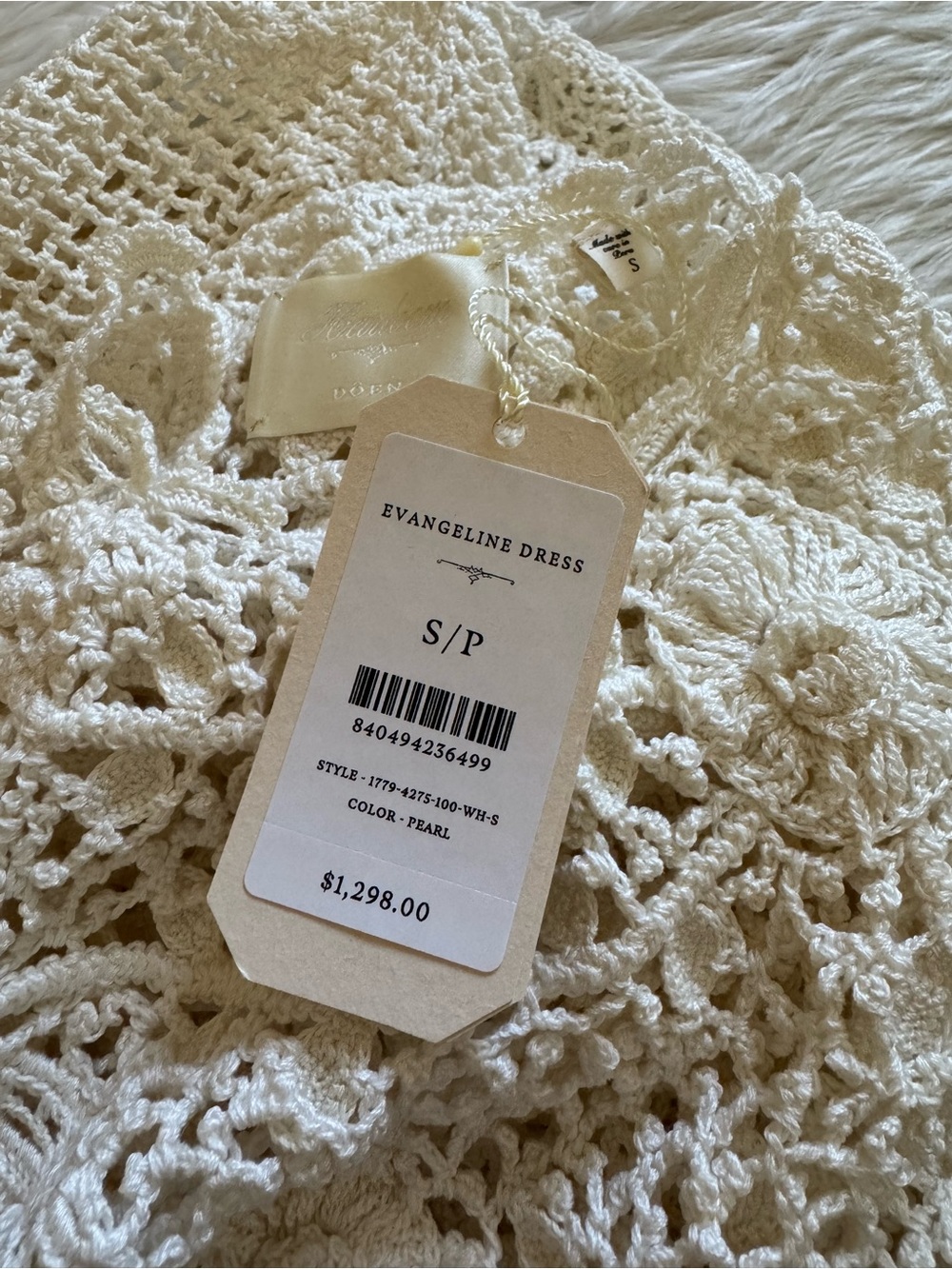 Doen New Evangeline Dress Heirloom Pearl Small - Picture 9 of 9
